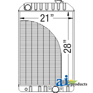 UJD20456    Radiator---Replaces AT186930